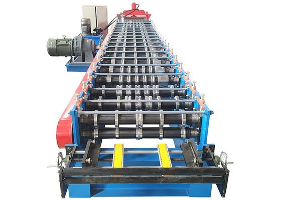 Manual Decoiler Type Deck Roll Forming Machine 15m/min Production Speed